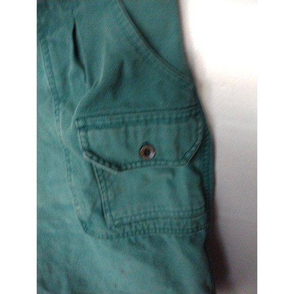 Pre Owned Campus Crew Men Shorts Color Green Size 36-38 Button Down Pockets - Picture 5 of 14